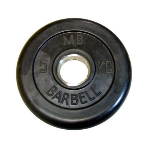 Диск обрезиненный MB Barbell 5 кг (26 мм)