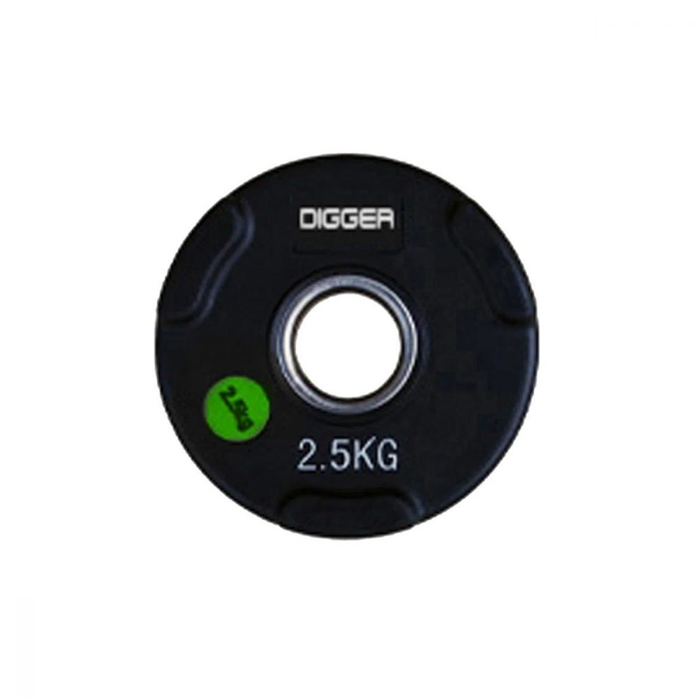 Диск олимпийский обрезиненный 3-х хватовый 2,5кг Hasttings Digger HD51C1C-2,5