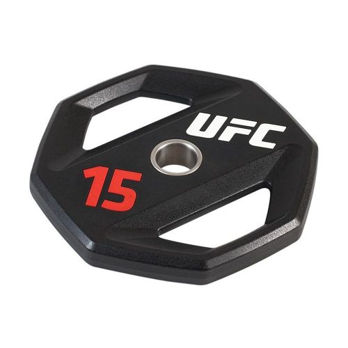 Диск для штанги олимпийский полиуретановый UFC 15 кг