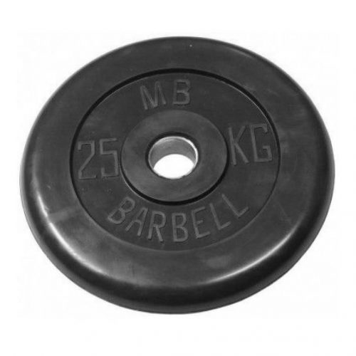 Диск обрезиненный MB Barbell 25 кг (26 мм)